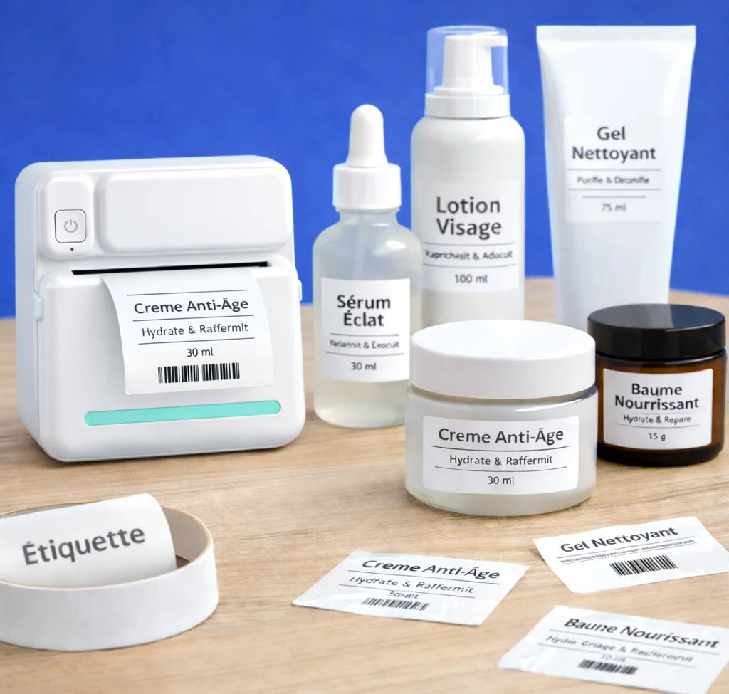 Portable HD Mini Printer – Print Photos & Labels Instantly from Your Phone